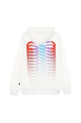 PROPAGANDA RIBS GRADIENT ZIP HOODIE