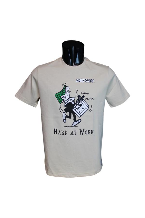 ANDY CAPP T-SHIRT HARD AT WORK