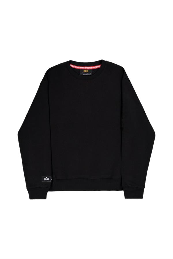 ALPHA INDUSTRIES LABEL SWEATER BACK PRINT