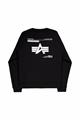 ALPHA INDUSTRIES LABEL SWEATER BACK PRINT