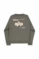 ALPHA INDUSTRIES LABEL SWEATER BACK PRINT