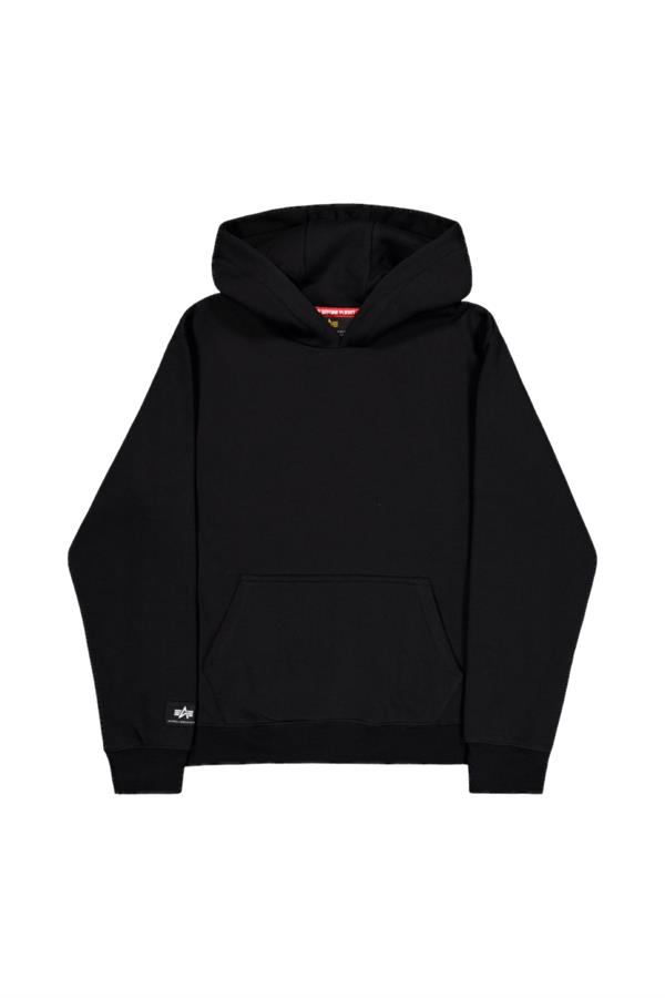 ALPHA INDUSTRIES LABEL HOODIE BACK PRINT