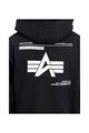 ALPHA INDUSTRIES LABEL HOODIE BACK PRINT