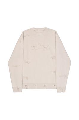 ALPHA INDUSTRIES DISTRESSED LOGO PULLOVER