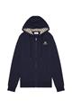 AQUASCUTUM FULL ZIPPED HOODIE FLEECE FELPATA